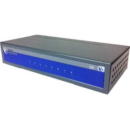 AMER NETWORKS 8 Port 10/100Mbps Ethernet/Fast Ethernet Switch w/ Auto Mdi/Mdix Port S8
